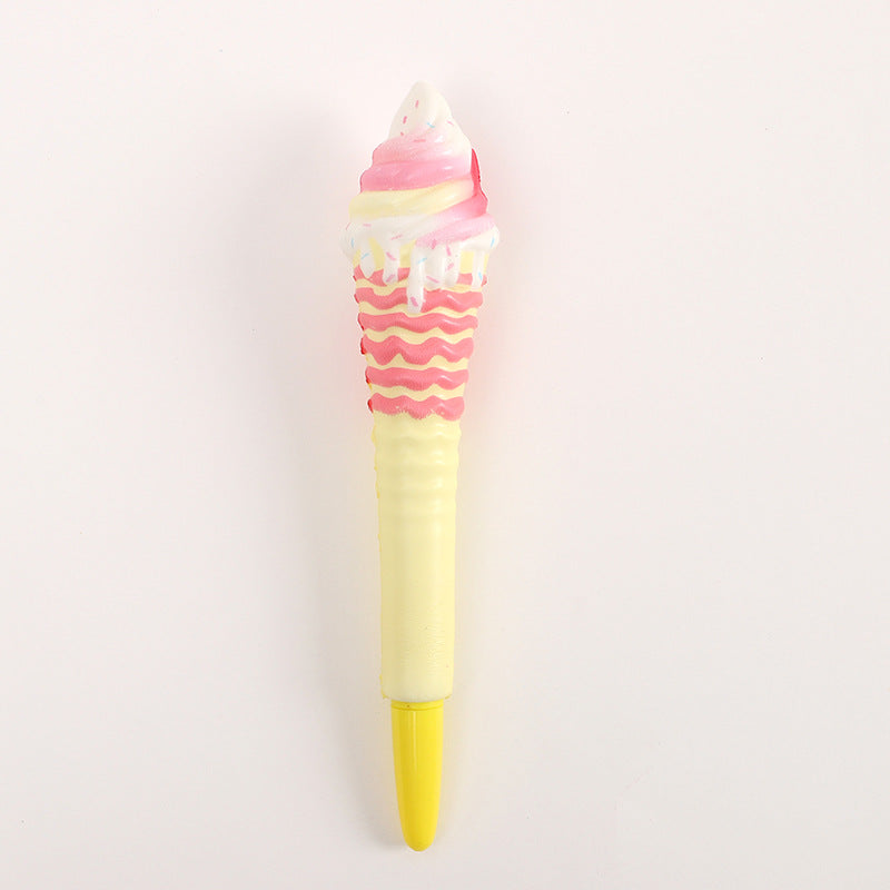 Wholesale Plastic Cartoon Ice Cream Pressure Reducing Pen